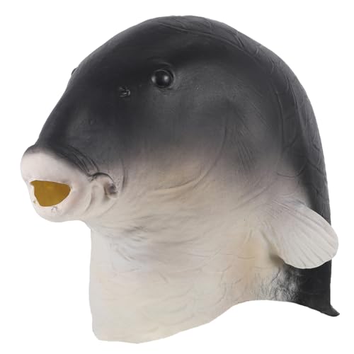 Vaguelly Realistische Karpfenmaske aus Latex Leichte Tierkopf Kopfbedeckung für Halloween und Karneval Komfortabel und Strapazierfähig Foto Requisite für Erwachsene und Partyveranstaltungen Vaguelly Realistische Karpfenmaske aus Latex Leichte Tierkopf Kopfbedeckung für Halloween und Karneval Komfortabel und Strapazierfähig Foto Requisite für Erwachsene und Partyveranstaltungen von Vaguelly