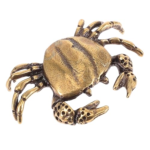 Vaguelly Retro Messing Krabbenfigur Handgefertigte Tischdekoration für Zuhause Büro und Schlafzimmer als Kreatives und Stilvolles Metallornament Vaguelly Retro Messing Krabbenfigur Handgefertigte Tischdekoration für Zuhause Büro und Schlafzimmer als Kreatives und Stilvolles Metallornament von Vaguelly