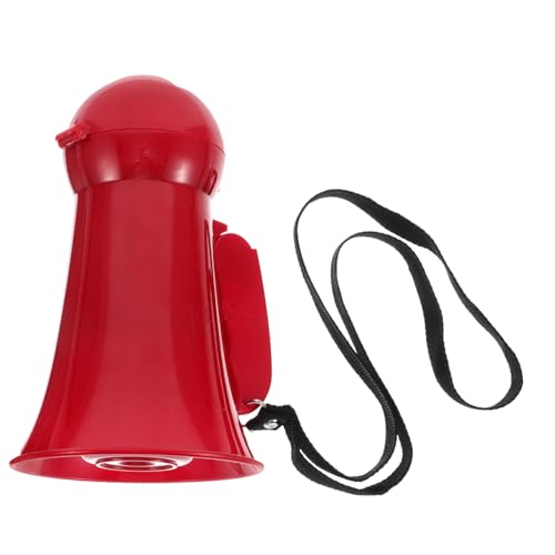 Vaguelly Rufen Sie Den Spielsprecher An Megaphon Jubeln Spielzeughupe Tragbares Zughorn Blashorn-megafon Kleines Megaphon Stierhorn Blashorn-geräuschmacher Megaphon Megaphon Plastik Rot Vaguelly Rufen Sie Den Spielsprecher An Megaphon Jubeln Spielzeughupe Tragbares Zughorn Blashorn-megafon Kleines Megaphon Stierhorn Blashorn-geräuschmacher Megaphon Megaphon Plastik Rot von Vaguelly