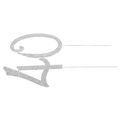 Vaguelly Silberner Cake Topper Jahre Wasserstrahl-diamant Stabile Kuchenstecker für Jubiläum Einfach Einzufügen Wiederverwendbar Vielseitig für Geburtstag und Hochzeit Partydekoration Vaguelly Silberner Cake Topper Jahre Wasserstrahl-diamant Stabile Kuchenstecker für Jubiläum Einfach Einzufügen Wiederverwendbar Vielseitig für Geburtstag und Hochzeit Partydekoration von Vaguelly