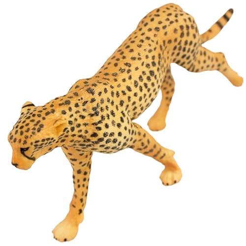 Vaguelly Simulationsleopard Kinderspielzeug Tiere Skulptur Wilde Tiere Skulptur Von Zootieren Tiere Spielzeug Tischdekoration Basteln Für Kinder Spielzeug Für Kinder Junge Ornamente Plastik von Vaguelly