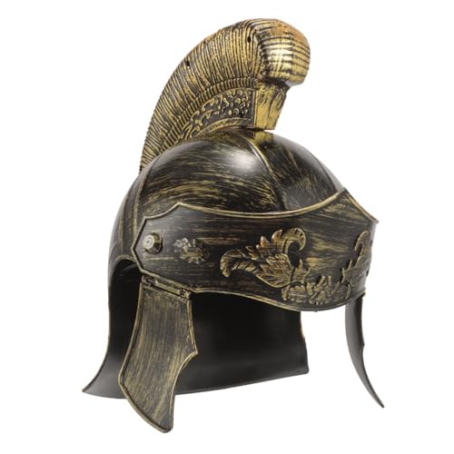 Vaguelly Soldat Helm für Herren Goldene Mittelalterliche Kopfbedeckung Leicht und Atmungsaktiv für Cosplay und Partys Perfektes Kostümzubehör für Alter Vaguelly Soldat Helm für Herren Goldene Mittelalterliche Kopfbedeckung Leicht und Atmungsaktiv für Cosplay und Partys Perfektes Kostümzubehör für Alter von Vaguelly