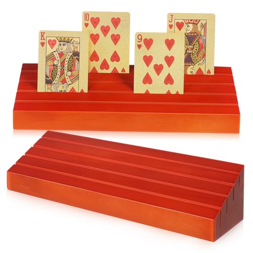 Vaguelly Spielkartenhalter Aus Holz Abgeschrägter Kartenständer Zur Anzeige Für Spiele Vaguelly Spielkartenhalter Aus Holz Abgeschrägter Kartenständer Zur Anzeige Für Spiele von Vaguelly