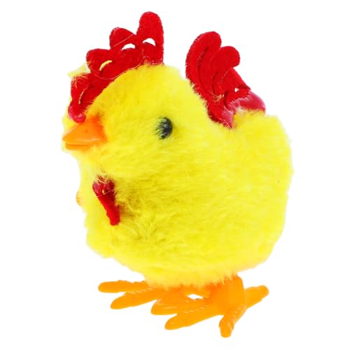 Vaguelly Springspielzeug für Aufziehbares Plüsch Hühner Lustiges Quietschendes Stofftier Selbstspringende Fördert die Fantasie für Partys Vaguelly Springspielzeug für Aufziehbares Plüsch Hühner Lustiges Quietschendes Stofftier Selbstspringende Fördert die Fantasie für Partys von Vaguelly