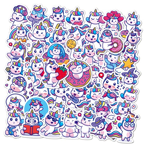 Vaguelly Sticker-Pack 100 Stück Robuste Aufkleber Für Computer Gitarre Skateboard Wasserflasche von Vaguelly