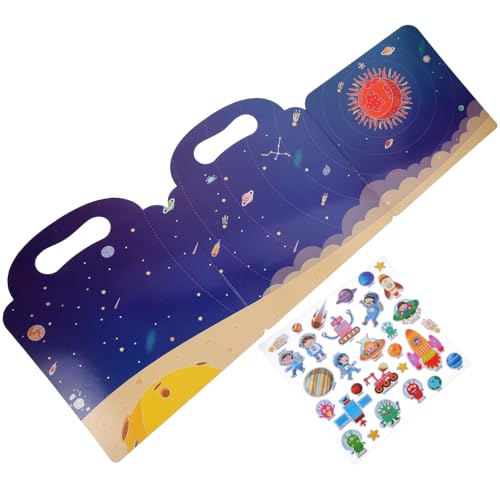Vaguelly Stickerbuch Für Kinder Wiederverwendbar Sammelalbum Pädagogische Aufkleber Sticker-Spielzeug Vaguelly Stickerbuch Für Kinder Wiederverwendbar Sammelalbum Pädagogische Aufkleber Sticker-Spielzeug von Vaguelly