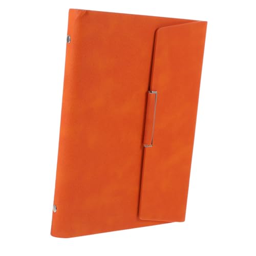 Vaguelly Tagesplaner Notizbuch aus PU Multifunktionales Notizbuch für Büro Schule und Reisen Journal für Tägliche Planung und Notizen Praktischer Organizer mit Einfachem Blättermechanismus von Vaguelly