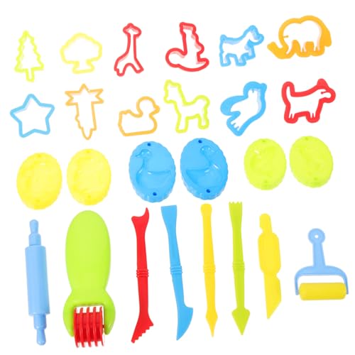 Vaguelly Teiliges DIY Knetwerkzeug Set für Handgemachte Bunte Knetspielzeuge Vielseitige Modellierwerkzeuge zum Schneiden und Formen Sicher für Vorschule und Eltern Junge Mädchen Spiele Vaguelly Teiliges DIY Knetwerkzeug Set für Handgemachte Bunte Knetspielzeuge Vielseitige Modellierwerkzeuge zum Schneiden und Formen Sicher für Vorschule und Eltern Junge Mädchen Spiele von Vaguelly