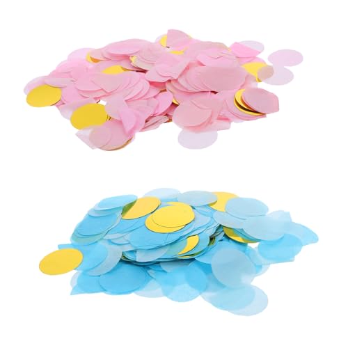 Vaguelly Teiliges Runde Gender Reveal Konfetti in Blau und Bunte Streudeko für Shower und Partydekoration Vielseitig Einsetzbar Einfache Lebendige Farbakzente Vaguelly Teiliges Runde Gender Reveal Konfetti in Blau und Bunte Streudeko für Shower und Partydekoration Vielseitig Einsetzbar Einfache Lebendige Farbakzente von Vaguelly