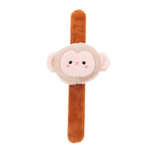 Vaguelly Tierschnapparmbänder Für Animal-slap-armbänder Für - Halloween-schnapparmbänder Ausgestopfte Tierarmbänder Kuscheltier-klapparmbänder Für Brown Plüsch von Vaguelly