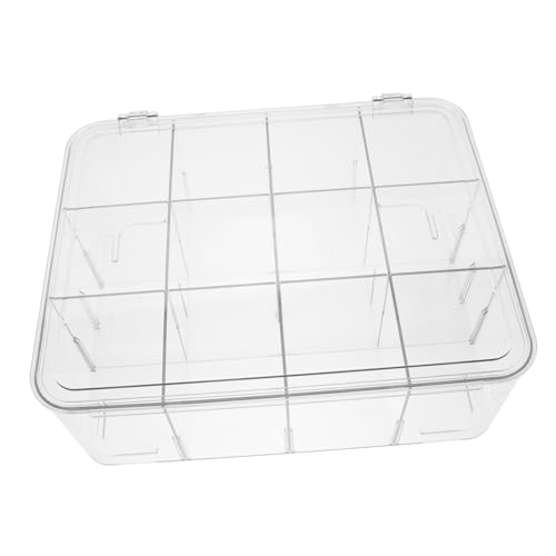 Vaguelly Transparente Kartenaufbewahrungsbox mit Deckel Fächer Abnehmbar für Visitenkarten und Id Karten Praktischer Organizer für Schreibtisch und Zuhause Platzsparend und Sicher Vaguelly Transparente Kartenaufbewahrungsbox mit Deckel Fächer Abnehmbar für Visitenkarten und Id Karten Praktischer Organizer für Schreibtisch und Zuhause Platzsparend und Sicher von Vaguelly