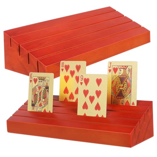 Vaguelly Vielseitiger Kartenhalterständer Spielkartensockel Aus Holz Platzkartenhalter Kartenspielständer Präsentationsständer Für Karten Vaguelly Vielseitiger Kartenhalterständer Spielkartensockel Aus Holz Platzkartenhalter Kartenspielständer Präsentationsständer Für Karten von Vaguelly