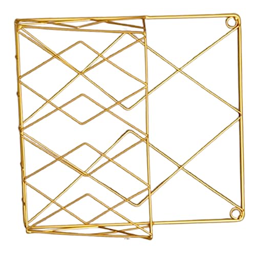 Vaguelly Wandmontierter Bücher und Magazinhalter aus Eleganter Zeitschriftenständer Gold für Büro und Wohnzimmer und Rostbeständig für Präsentation von Fotos und Kunstwerken Vaguelly Wandmontierter Bücher und Magazinhalter aus Eleganter Zeitschriftenständer Gold für Büro und Wohnzimmer und Rostbeständig für Präsentation von Fotos und Kunstwerken von Vaguelly