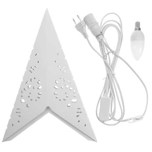 Vaguelly Weihnachtlicher Papiersternlampe und Zackig Dekorative Nordische Sternlampe für Fensterbank Tisch und Decke Inklusive Kompletter Lampenschirm Set Geeignet für Festliche Beleuchtung Vaguelly Weihnachtlicher Papiersternlampe und Zackig Dekorative Nordische Sternlampe für Fensterbank Tisch und Decke Inklusive Kompletter Lampenschirm Set Geeignet für Festliche Beleuchtung von Vaguelly