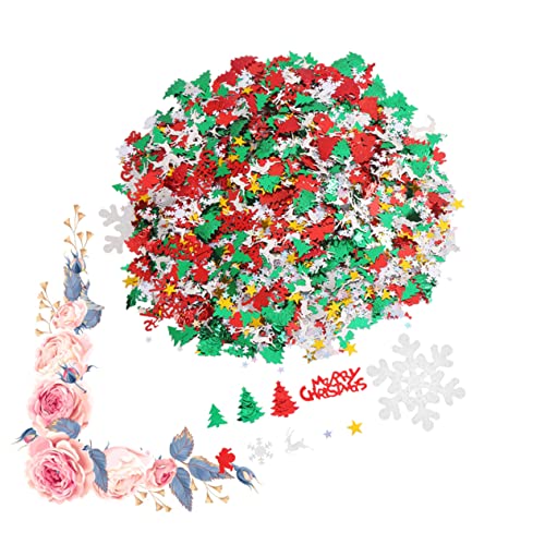 Vaguelly Weihnachtskonfetti Designs Santa Claus Schneemann Rentier Plastikstreudeko DIY Tischdekoration Partyfest Feier Vaguelly Weihnachtskonfetti Designs Santa Claus Schneemann Rentier Plastikstreudeko DIY Tischdekoration Partyfest Feier von Vaguelly