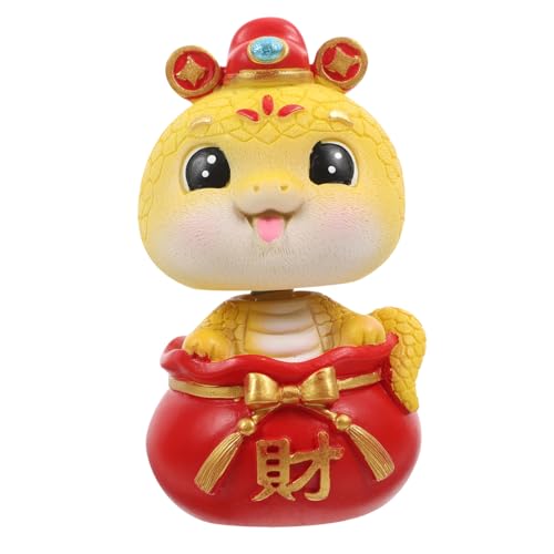 Vaguelly Zodiac Snake Maskottchen Schlangenjahrdekorationen Schlangenfigur Für Das Neue Jahr Chinesisches Jahr des Schlangengeschenks Chinesisches Neujahrsschlangenjahr Tischdekoration Harz Vaguelly Zodiac Snake Maskottchen Schlangenjahrdekorationen Schlangenfigur Für Das Neue Jahr Chinesisches Jahr des Schlangengeschenks Chinesisches Neujahrsschlangenjahr Tischdekoration Harz von Vaguelly