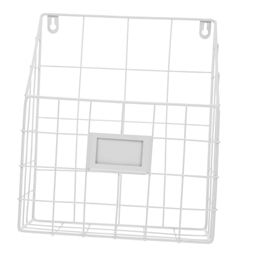 Wandmagazinhalter aus Metall Minimalistisches Design Platzsparend für Wohnzimmer Badezimmer und Büro Unsichtbarer Nägel für Zeitungen von Vaguelly