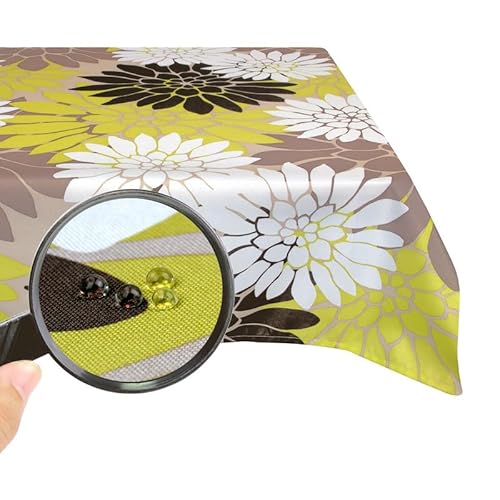 Valia Home Tischdecke mit Teflonbeschichtung für Innen- & Außenbereich Wasser- & Schmutzabweisend Dank verlässlichem Lotuseffekt - Blume 130 x 180 cm Valia Home Tischdecke mit Teflonbeschichtung für Innen- & Außenbereich Wasser- & Schmutzabweisend Dank verlässlichem Lotuseffekt - Blume 130 x 180 cm von Valia Home