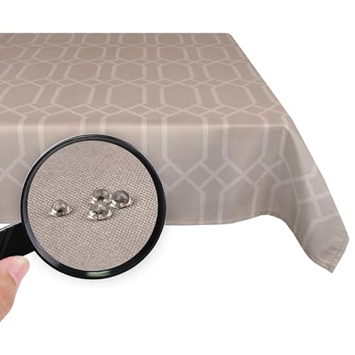 Valia Home Tischdecke mit Teflonbeschichtung für Innen- & Außenbereich Wasser- & Schmutzabweisend Dank verlässlichem Lotuseffekt - beige 110 x 110 cm Valia Home Tischdecke mit Teflonbeschichtung für Innen- & Außenbereich Wasser- & Schmutzabweisend Dank verlässlichem Lotuseffekt - beige 110 x 110 cm von Valia Home