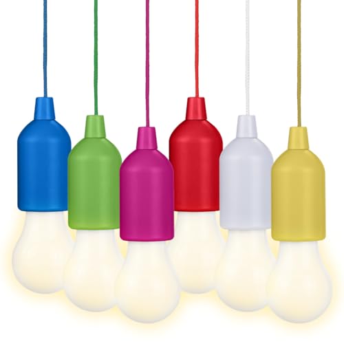 Valiant Fun LED-Lichterkette zum Aufhängen, batteriebetrieben, Warmweiß, 6 Stück Valiant Fun LED-Lichterkette zum Aufhängen, batteriebetrieben, Warmweiß, 6 Stück von Valiant Fun