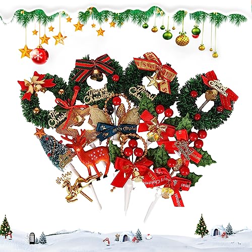 13PCS Weihnachten Party Torten Dekoration Christmas Cupcake Toppers Weihnachtsparty Stereoskopisch Tortendeko, Merry Christmas Cake Topper Party Kuchen Dekoration, Weihnachtsmann Weihnachtsbaum 13PCS Weihnachten Party Torten Dekoration Christmas Cupcake Toppers Weihnachtsparty Stereoskopisch Tortendeko, Merry Christmas Cake Topper Party Kuchen Dekoration, Weihnachtsmann Weihnachtsbaum von Valicaer
