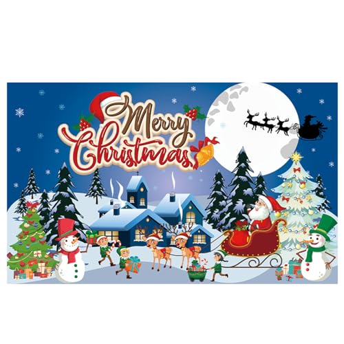 Valicaer Winter Weihnachten Hintergrund,Großes Weihnachten Banner Merry Christmas Hintergrund Banner Weihnachtsmann Schneeflocke Fotografie Hintergrund Wanddekoration Veranda Hängend Banner (Blau c) Valicaer Winter Weihnachten Hintergrund,Großes Weihnachten Banner Merry Christmas Hintergrund Banner Weihnachtsmann Schneeflocke Fotografie Hintergrund Wanddekoration Veranda Hängend Banner (Blau c) von Valicaer