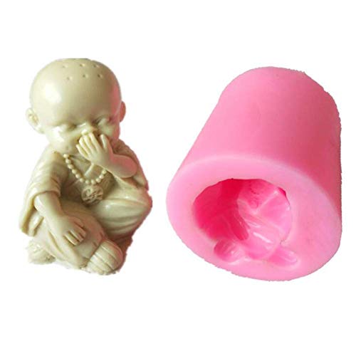 Silikonform für Seife, chinesischer Mönch, Buddha, Bodhisattva, handgefertigt, Kerze, Polymer, Aromatherapie, Epoxid-Ton, Gips, Schokolade, Fondant, Kuchendekoration, Backwerkzeug, Backzubehör C Silikonform für Seife, chinesischer Mönch, Buddha, Bodhisattva, handgefertigt, Kerze, Polymer, Aromatherapie, Epoxid-Ton, Gips, Schokolade, Fondant, Kuchendekoration, Backwerkzeug, Backzubehör C von Valink