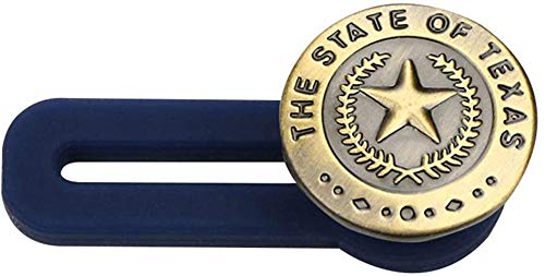 VALINK 10 Stück ausziehbare Knopf-Jeans-Verlängerung, verstellbarer, abnehmbarer verlängerter Knopf, Herren/Damen, Metallknopf-Taillenverlängerungen für Hosen, Jeans, Hosen von Valink