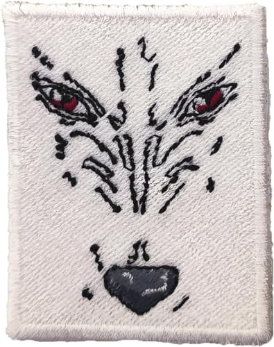 VALKYNEA 100 % bestickter Aufnäher, inspiriert von Anime-Fan-Kunst/Moro-Lobo/Patch-Stickerei/bestickte Applikation (thermoklebend/zum Aufbügeln) von Valkynea