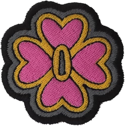 VALKYNEA Aufnäher, 100 % bestickt, inspiriert von Anime, Fan Art/Griff Mitsuri Kanroji Demon/Patch Embroidery (Hook & Loop) von Valkynea