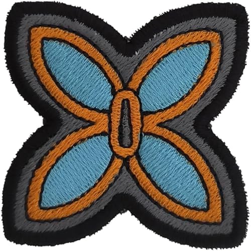 VALKYNEA Aufnäher, 100 % bestickt, inspiriert von Anime, Fan Art/Griff Shinobu Demon/Patch Embroidery (Hook & Loop) von Valkynea