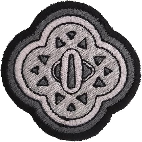 VALKYNEA Aufnäher, 100 % bestickt, inspiriert von Anime, Fan Art/Griff Zenitsu Demon/Patch Embroidery (Hook & Loop) von Valkynea