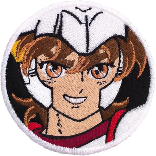VALKYNEA Aufnäher, 100 % bestickt, inspiriert von Anime, Fan Kunst, Tasse Saint Seiya, Pegasus, bestickte Applikation, Patch Embroidery, zum Aufbügeln VALKYNEA Aufnäher, 100 % bestickt, inspiriert von Anime, Fan Kunst, Tasse Saint Seiya, Pegasus, bestickte Applikation, Patch Embroidery, zum Aufbügeln von Valkynea