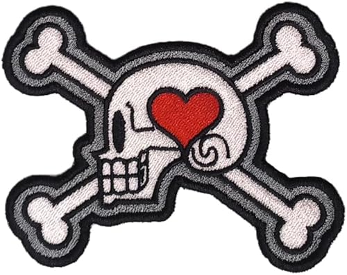 VALKYNEA Aufnäher, 100 % bestickt, inspiriert von Anime Fan Art/Alvida/Totenkopf/Patch Embroidery Applikation (zum Aufbügeln) von Valkynea