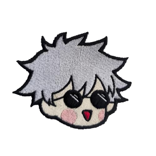VALKYNEA Aufnäher, 100 % bestickt, inspiriert von Anime Fan Art/Chibby/Yuji Kaisen/Patch Embroidery / Stickerei (zum Aufbügeln) von Valkynea