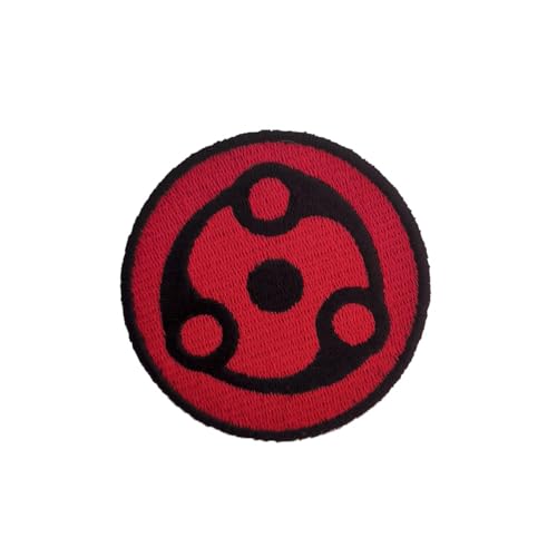 VALKYNEA Aufnäher 100 % bestickt, Anime-Fan, Art/NRT Madara Sharingan/Patch-Embroidery, zum Aufbügeln VALKYNEA Aufnäher 100 % bestickt, Anime-Fan, Art/NRT Madara Sharingan/Patch-Embroidery, zum Aufbügeln von Valkynea
