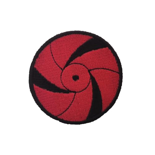 VALKYNEA Aufnäher 100 % bestickt, Anime-Fan, Art/NRT Rai Sharingan/Patch-Embroidery, zum Aufbügeln VALKYNEA Aufnäher 100 % bestickt, Anime-Fan, Art/NRT Rai Sharingan/Patch-Embroidery, zum Aufbügeln von Valkynea