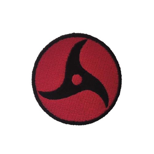 VALKYNEA Aufnäher 100 % bestickt, Anime-Fan, Art/NRT Sharingan Itachi/Patch-Embroidery, zum Aufbügeln VALKYNEA Aufnäher 100 % bestickt, Anime-Fan, Art/NRT Sharingan Itachi/Patch-Embroidery, zum Aufbügeln von Valkynea