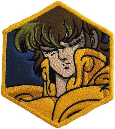VALKYNEA Aufnäher 100 % bestickt, inspiriert von Anime-Fan, Kunst, Tasse Saint Seiya, Sternzeichen Gold Löwe, Stickerei, Patch Embroidery, zum Aufbügeln VALKYNEA Aufnäher 100 % bestickt, inspiriert von Anime-Fan, Kunst, Tasse Saint Seiya, Sternzeichen Gold Löwe, Stickerei, Patch Embroidery, zum Aufbügeln von Valkynea