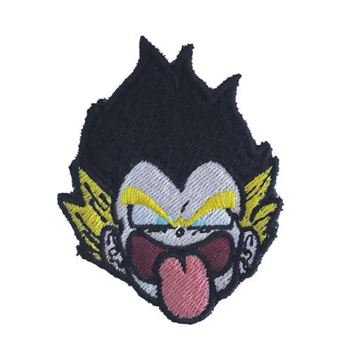 VALKYNEA Aufnäher 100 % bestickt, inspiriert von Anime Fan Art/Geist Dragon Gogeta Gotenks / Patch Embroidery / Stickerei (zum Aufbügeln / Aufbügeln) von Valkynea
