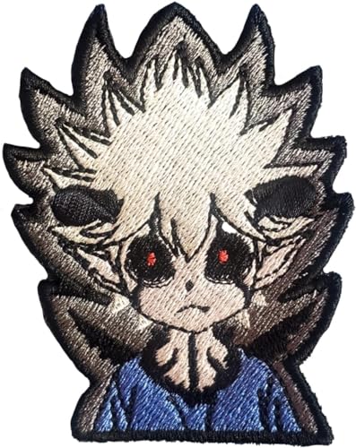 VALKYNEA Aufnäher 100 % bestickt Anime Fan Art/Dämonenast/Clover/Patch-Embroidery-Patch (Hook & Loop / Velcr0) von Valkynea