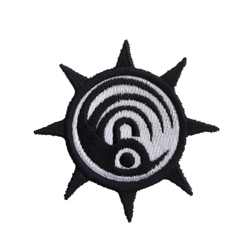 VALKYNEA Aufnäher 100 % bestickt Anime Fan Art/Gachiakuta Logo/Patch Embroidery (zum Aufbügeln) von Valkynea