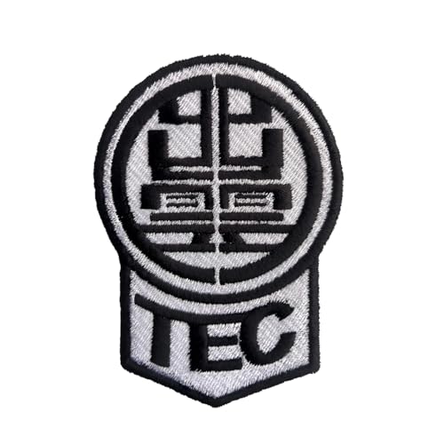VALKYNEA Aufnäher 100 % bestickt Anime Fan Art/Kaiju TEC Wappen Logo/Patch-Patch Embroidery (Hook & Loop / Velcr0) von Valkynea