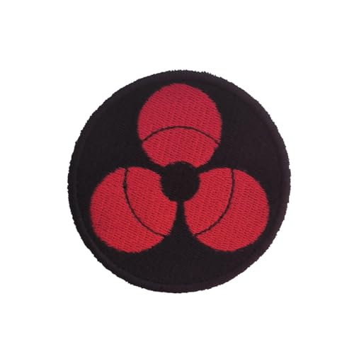 VALKYNEA Aufnäher 100 % bestickt Anime Fan Art/NRT Naori Sharingan Patch Embroidery (zum Aufbügeln/Aufbügeln) von Valkynea