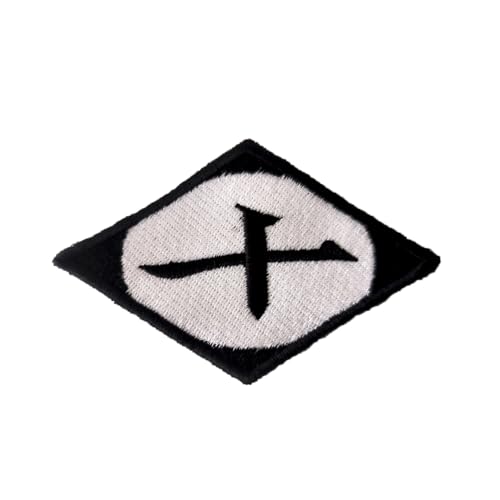 VALKYNEA Aufnäher 100 % bestickt Anime Fan Art/Squad 10 Bleeach/Patch Embroidery (Hook & Loop / Velcr0) von Valkynea