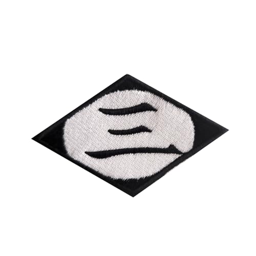 VALKYNEA Aufnäher 100 % bestickt Anime Fan Art/Squad 3 Bleeach/Patch Embroidery Patch (Hook & Loop / Velcr0) von Valkynea