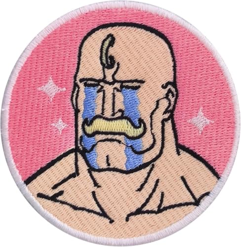 VALKYNEA Aufnäher 100 % bestickt Anime Fan Art / Alex Armstrong / Full Meta L/Patch Embroidery (Hook & Loop / Velcr0) von Valkynea