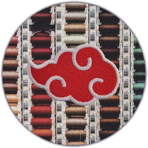 VALKYNEA Aufnäher zum Aufbügeln, 100 % bestickt, Anime-Fan, Akatsuki, Sonnenaufgang, Serie S Ninjas NRT/Patch-Embroidery VALKYNEA Aufnäher zum Aufbügeln, 100 % bestickt, Anime-Fan, Akatsuki, Sonnenaufgang, Serie S Ninjas NRT/Patch-Embroidery von Valkynea