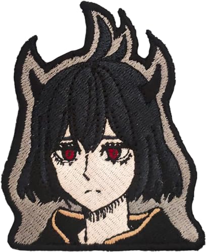 VALKYNEA Aufnäher zum Aufbügeln, 100 % bestickt, Anime-Fan-Art/Nero Secre/Clover/Patch Embroidery VALKYNEA Aufnäher zum Aufbügeln, 100 % bestickt, Anime-Fan-Art/Nero Secre/Clover/Patch Embroidery von Valkynea