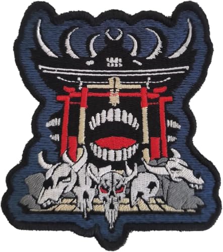 VALKYNEA Aufnäher zum Aufbügeln, 100 % bestickt, Anime-Fan-Kunst, Sukuna Jujutsu Tempel des Bösen, Patch Embroidery VALKYNEA Aufnäher zum Aufbügeln, 100 % bestickt, Anime-Fan-Kunst, Sukuna Jujutsu Tempel des Bösen, Patch Embroidery von Valkynea